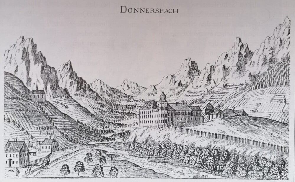 Ansicht aus Georg Matthäus Vischer: Topographia Ducatus Stiriae, 1681, Blatt 56