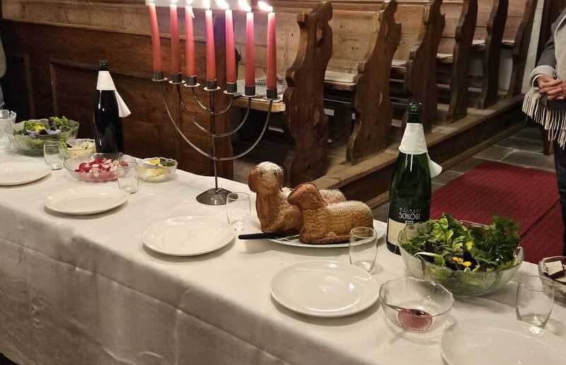 Foto: Pfarre Donnersbach Nachempfinden des Letzten Abendmahles